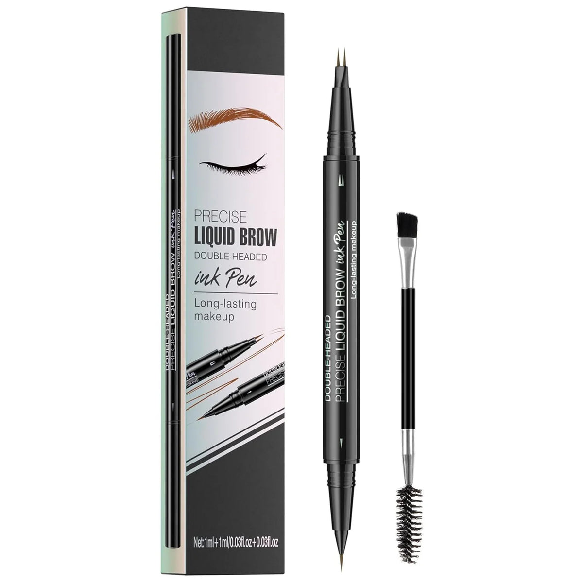 Microblading Eyebrow Pencil – 2-in-1 Dual-Ended Waterproof Brow Pen