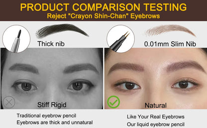 Microblading Eyebrow Pencil – 2-in-1 Dual-Ended Waterproof Brow Pen