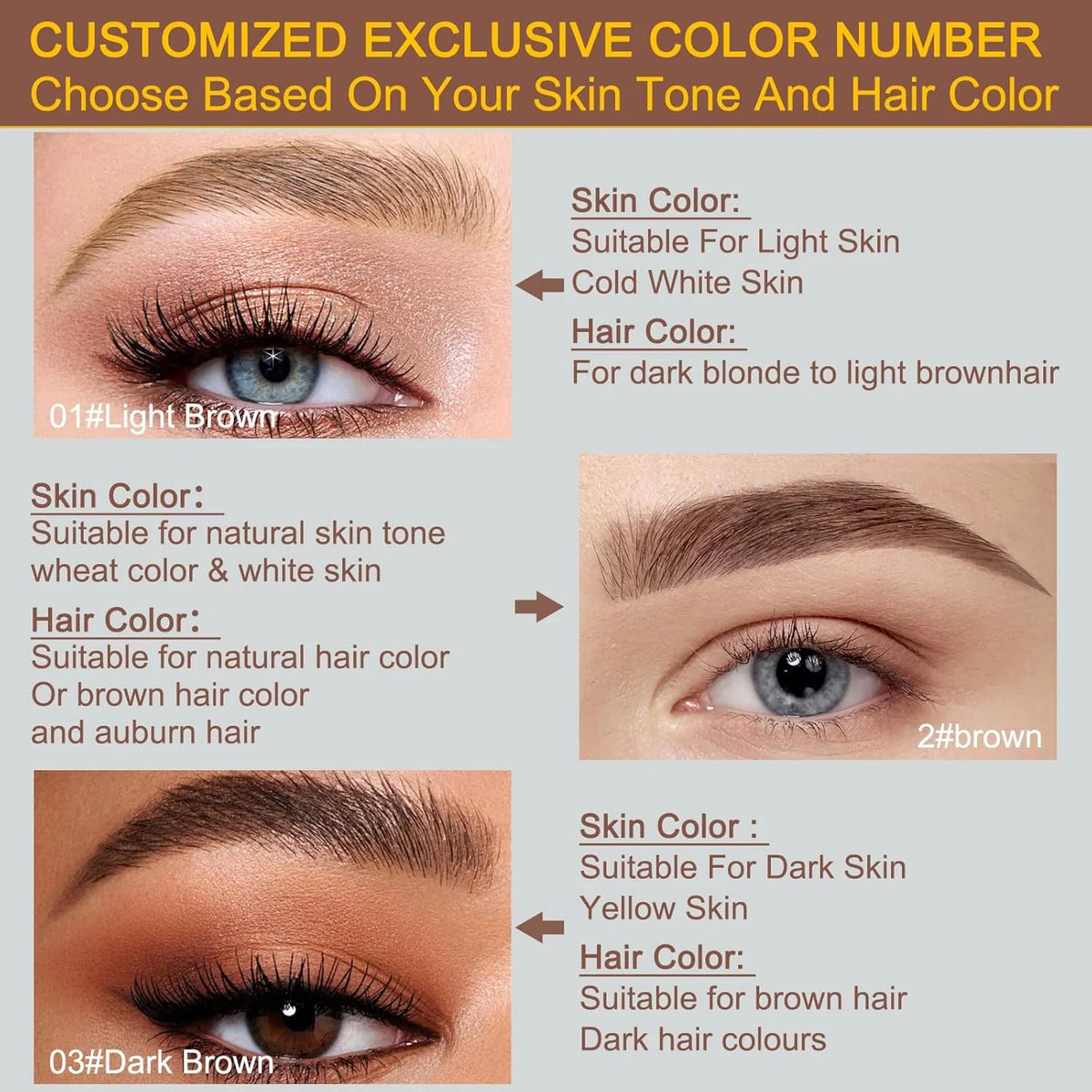 Microblading Eyebrow Pencil – 2-in-1 Dual-Ended Waterproof Brow Pen