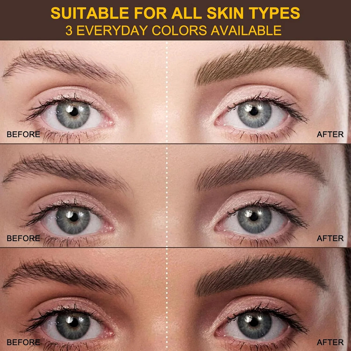 Microblading Eyebrow Pencil – 2-in-1 Dual-Ended Waterproof Brow Pen